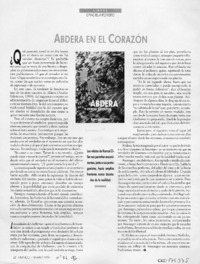 Abdera en el corazón  [artículo] Graciela Romero.