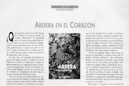 Abdera en el corazón  [artículo] Graciela Romero.
