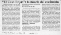 "El caso Rojas", la novela del escándalo  [artículo] V. M.