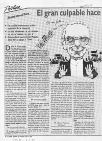 El Gran culpable hace memoria  [artículo].