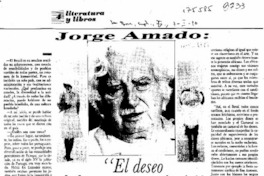 "El Deseo de lograr un mestizaje"  [artículo].