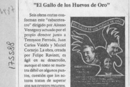 "El Gallo de los huevos de oro"  [artículo].
