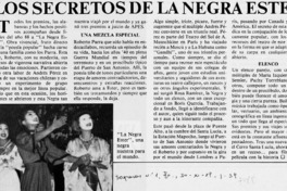 Los Secretos de la negra Ester  [artículo].