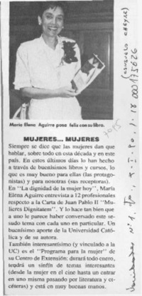 Mujeres -- mujeres  [artículo] Consuelo Cheyre.