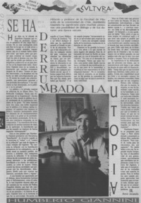 Se ha derrumbado la utopía