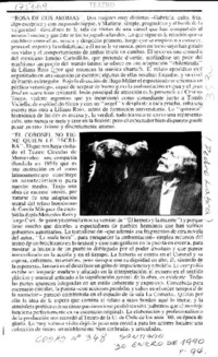 Teatro  [artículo] Pedro Labra.