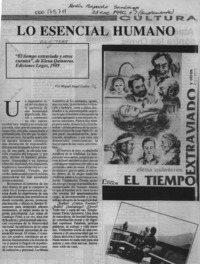 Lo esencial humano  [artículo] Miguel Angel Godoy.