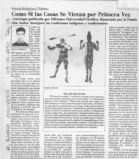 Como si las cosas se vieran por primera vez  [artículo] Ignacio Iñíguez.