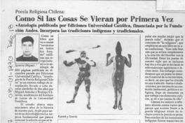 Como si las cosas se vieran por primera vez  [artículo] Ignacio Iñíguez.