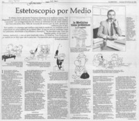 Estetoscopio por medio
