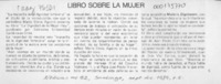 Libro sobre la mujer  [artículo].
