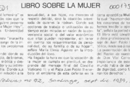 Libro sobre la mujer  [artículo].