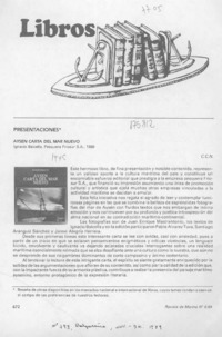 Aysén carta del mar nuevo  [artículo] C. C. N.