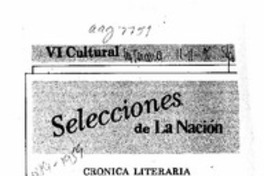 La experiencia literaria  [artículo] Ricardo A. Latcham