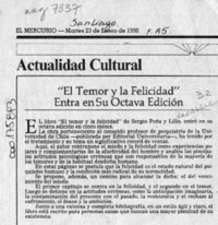 "El Temor y la felicidad" entra en su octava edición  [artículo].