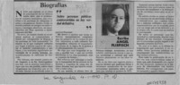 Biografías  [artículo] Angel Flisfisch.