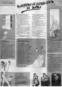 Machismo se escribe con m de mamá