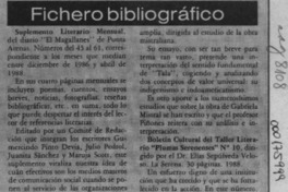 Fichero bibliográfico  [artículo] Carib.