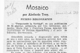 Fichero bibliográfico  [artículo] Abelardo Troy.