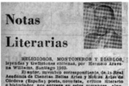 Notas literarias