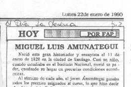 Miguel Luis Amunátegui