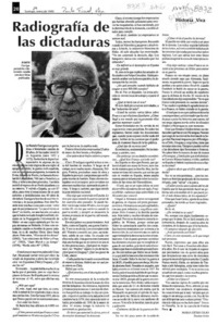 Radiografía de las dictaduras  [artículo] María Ester Gilio.