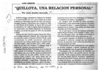 Gustavo Boldrini, "Quillota, una relación personal"  [artículo] José Arraño Acevedo.