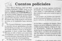 Cuentos policiales  [artículo] Luis E. Aguilera.