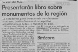 Presentarán libro sobre monumentos de la región  [artículo].