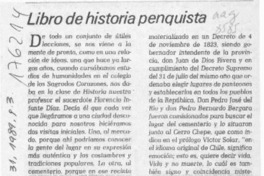 Libro de historia penquista  [artículo] Justus.