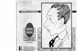 Rafael Frontaura, "Todos los días otro hombre"  [artículo] Claudio Solar.