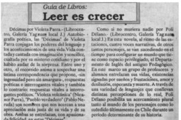 Leer es crecer