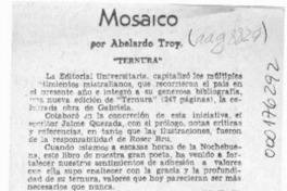 Mosaico  [artículo] Abelardo Troy.