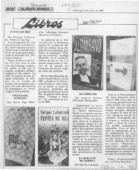 Libros  [artículo].