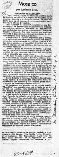 Mosaico  [artículo] Abelardo Troy.