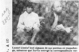 Libro de joven poeta mapuche  [artículo].