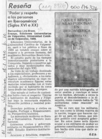 "Poder y respeto a las personas en Iberoamérica  [artículo] O. Z. S.