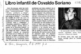 Libro infantil de Osvaldo Soriano  [artículo].