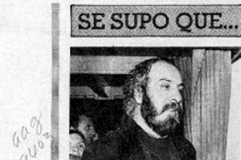 Se supo que --  [artículo].