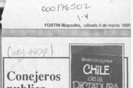 Conejeros publica libro sobre la democracia