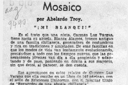 Mosaico  [artículo] Abelardo Troy.
