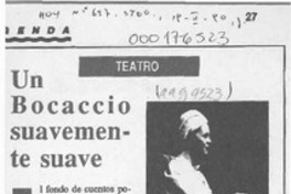 Un Bocaccio suavemente suave  [artículo].