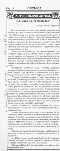 "La luna en el comedor"  [artículo] María Verónica Figueroa.