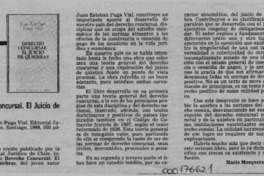 Derecho concursal, el juicio de quiebras  [artículo] Mario Mosquera Ruiz.