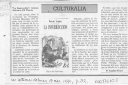 "La insurrección"  [artículo] Angélica Rivera.