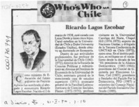 Ricardo Lagos Escobar  [artículo].