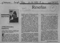 Uyarq (Universidad y arquitectura)  [artículo] Fernando de la Lastra.