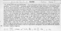 "El aparatito de Don Benigno"  [artículo] Pedro Labra.