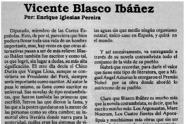 Vicente Blasco Ibáñez