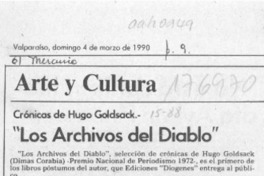 "Los archivos del Diablo"  [artículo] Miguel Núñez Mercado.